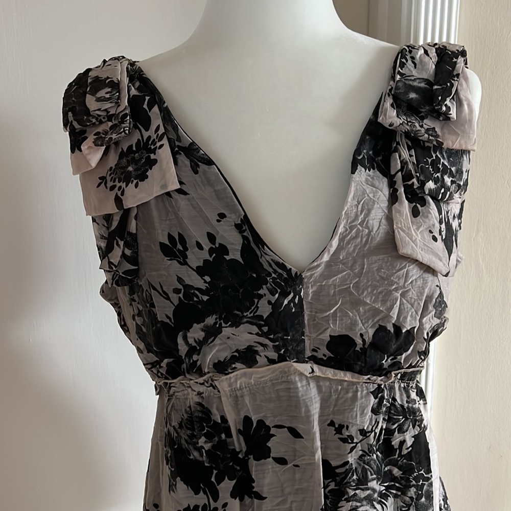 Anthropologie Sleeveless Top Flower Print L - Picture 5 of 8